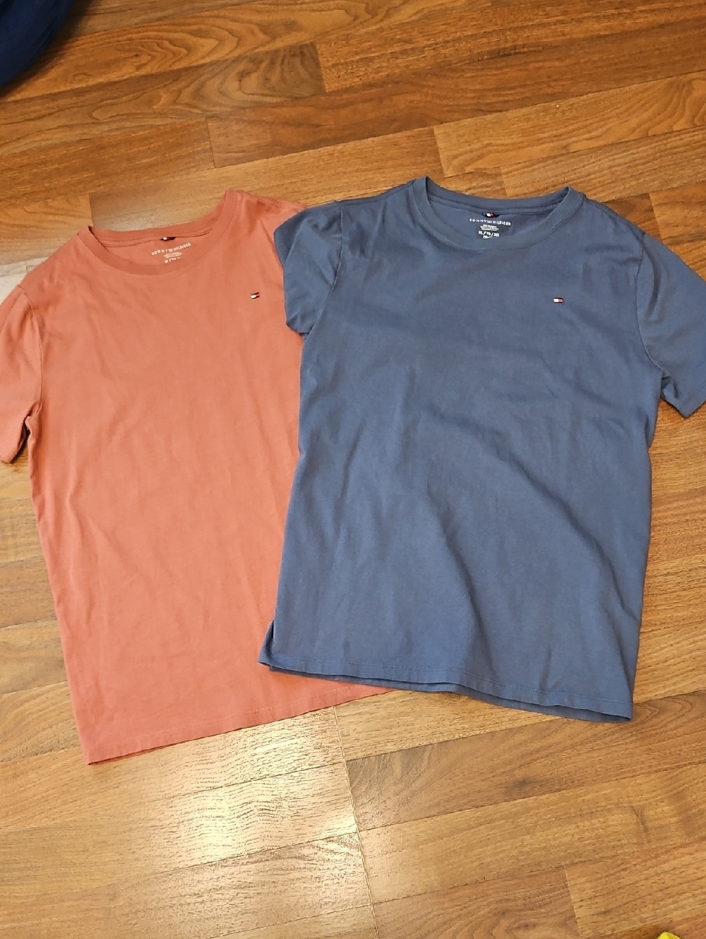 Tommy Hilfiger Kids Short Sleeve Tees - Blue and Rust